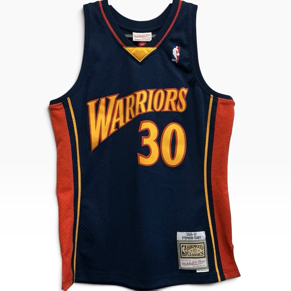 Mitchell & Ness Stephen Curry Warriors 2009-10 Swingman Jersey M Hardwood